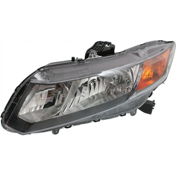CarLights360: For Honda Civic Headlight Assembly 2012 Driver Side | w/ Bulbs | CAPA | HO2502144