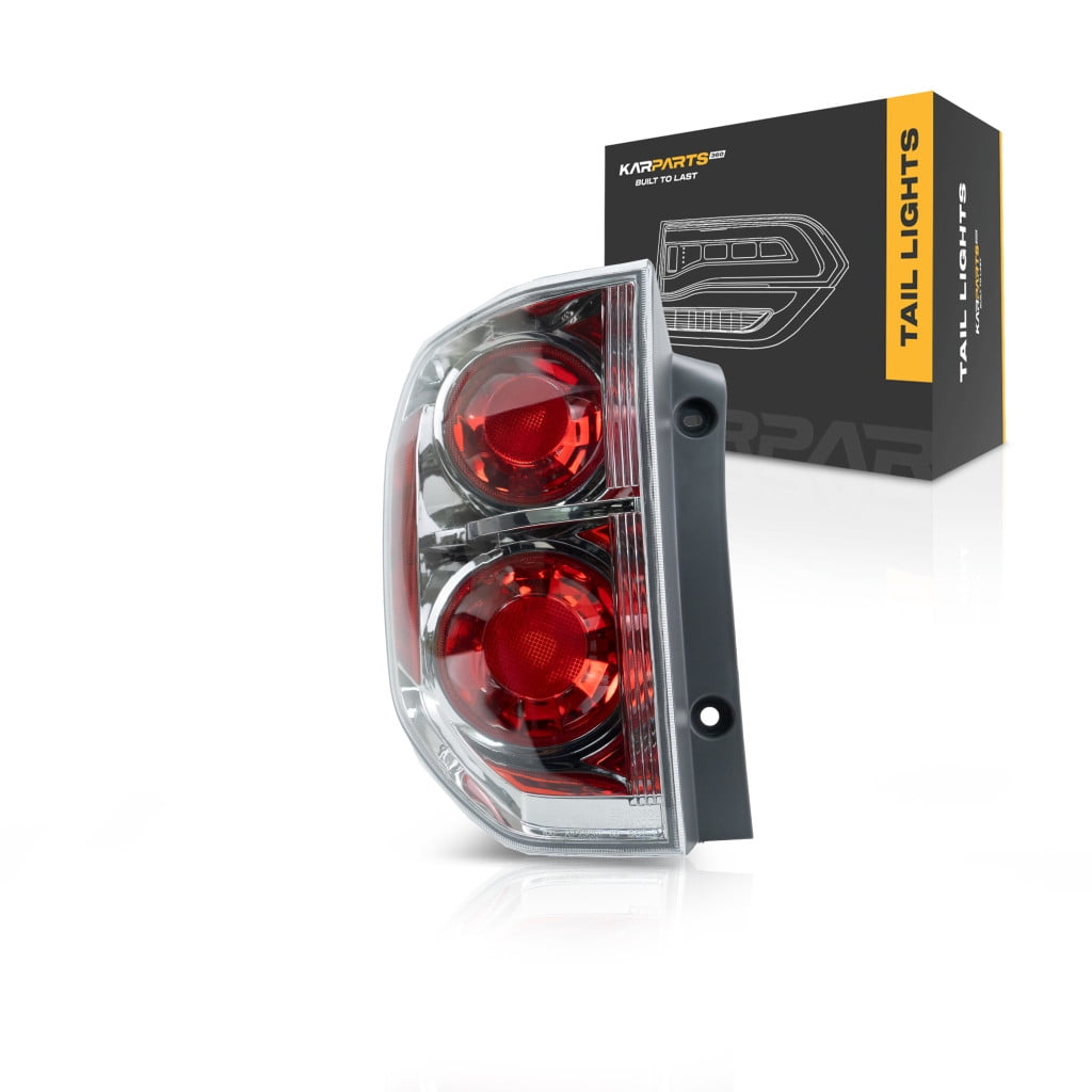 Black Housing Headlight Assembly Pair For 2006-2008 Honda Pilot - Halogen, DOT/SAE Certified