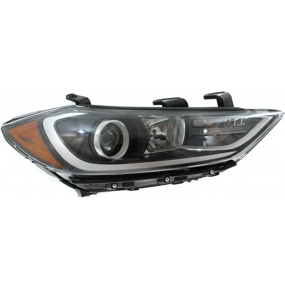 CarLights360: For Hyundai Elantra Headlight Assembly 2017 2018 Passenger Side w/ DRL Type DOT HY2503210 | HY2503204 | 92102-F3010
