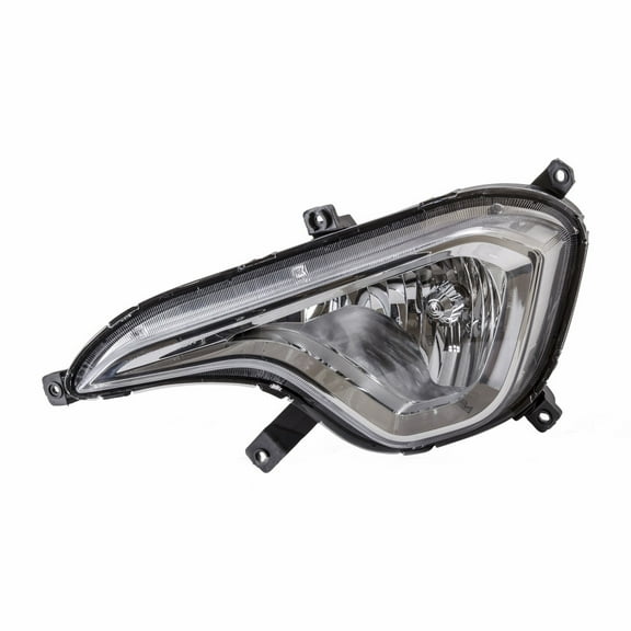 CarLights360: For Hyundai Santa Fe XL Fog Light Assembly 2014 Driver Side | w/ Bulbs | DOT Certified | HY2592144