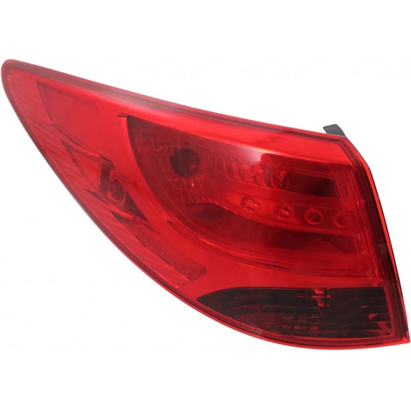CarLights360 For Hyundai Tucson 2010-2015 Tail Light Assembly Driver Side | w/ Bulbs | DOT Certified | HY2804118