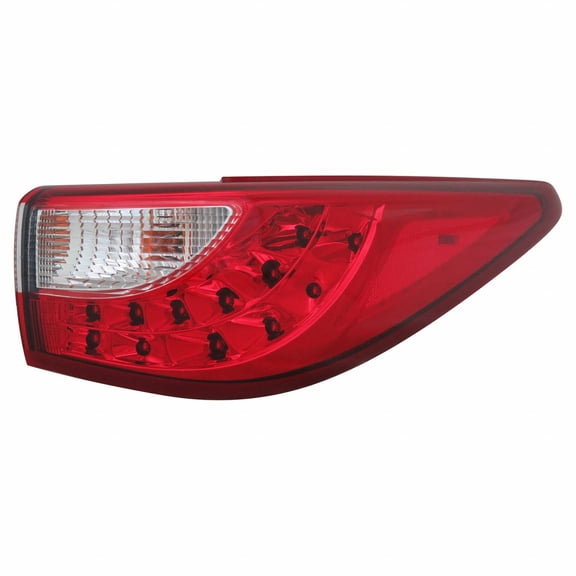 CarLights360: For Infiniti JX35 2013 / QX60 2014 15 Tail Light Assembly Passenger Side LED CAPA Certified IN2801123 | 26550-3JA0A