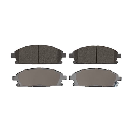 CarLights360 For Infiniti Q45 1997 98 99 00 2001 Brake Pads | Ceramic Friction | 158.8 Millimeters / 6.25 Inches Outer Pad Width