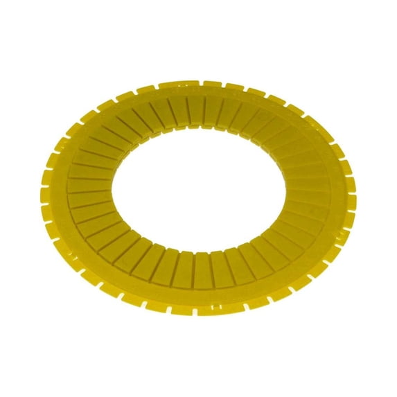 CarLights360 For Kia Forte 2010-2018 Alignment Camber/Toe Shim | Plastic Material | Yellow Color | Round Shape