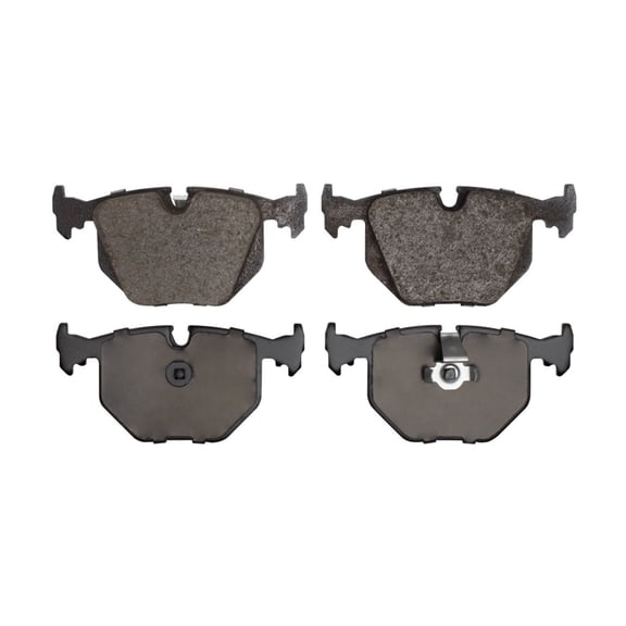 CarLights360 For Land Rover Range Rover 2003 2004 2005 Brake Pads | Low Metallic Friction | 121.9 Millimeters / 4.80 Inches Outer Pad Width