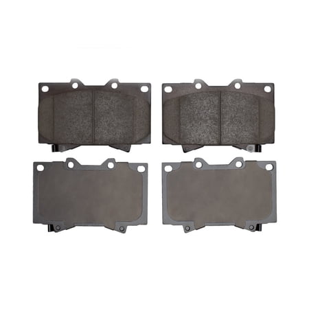 CarLights360 For Lexus LX470 1998-2007 Disc Brake Pads | Ceramic Friction | 78 Millimeters / 3.07 Inches Outer Pad Height