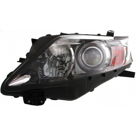 CarLights360: For Lexus RX350 Headlight Assembly 2010 2011 2012 Driver Side DOT Certified  For LX2502147 Vehicle Trim: w/ Chrome Bezel
