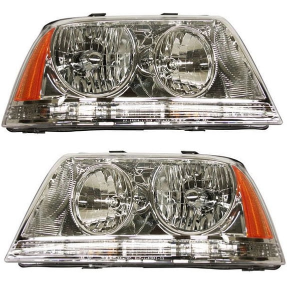 CarLights360: For Lincolnc Aviator Headlight 2003 2004 2005 Pair Driver and Passenger Side HID w/Bulbs Replaces FO2502205 | FO2503205