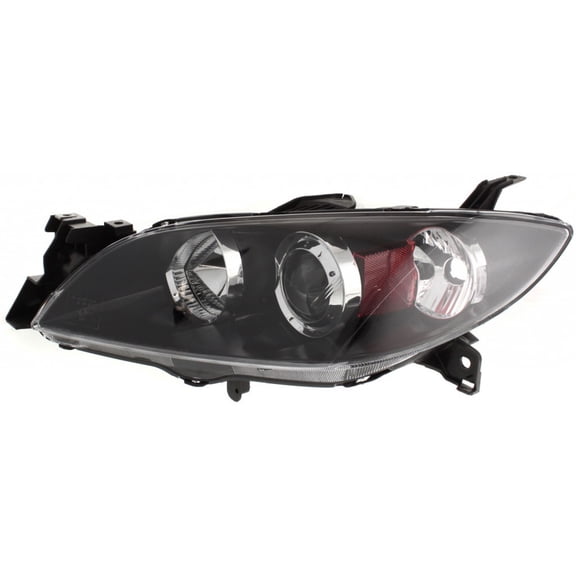 CarLights360: For Mazda 3 Headlight Assembly 2004-2009 Driver Side | DOT Certified | MA2518108