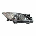 thumbnail image 1 of CarLights360: For Mazda 3 Headlight Assembly 2010 2011 Passenger Side Blue Bezel CAPA Certified-Replacement for MA2519130, 1 of 4