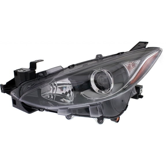 CarLights360: For Mazda 3 Headlight Assembly 2014 2015 2016 Driver Side DOT Certified w/ Bulbs | MA2502144