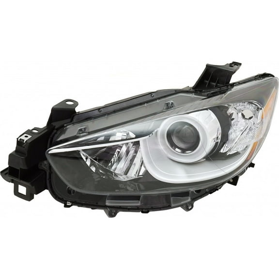 CarLights360: For Mazda CX-5 Headlight Assembly 2013 2014 2015 2016 Driver Side w/ Bulbs DOT Certified Replacement For MA2518146