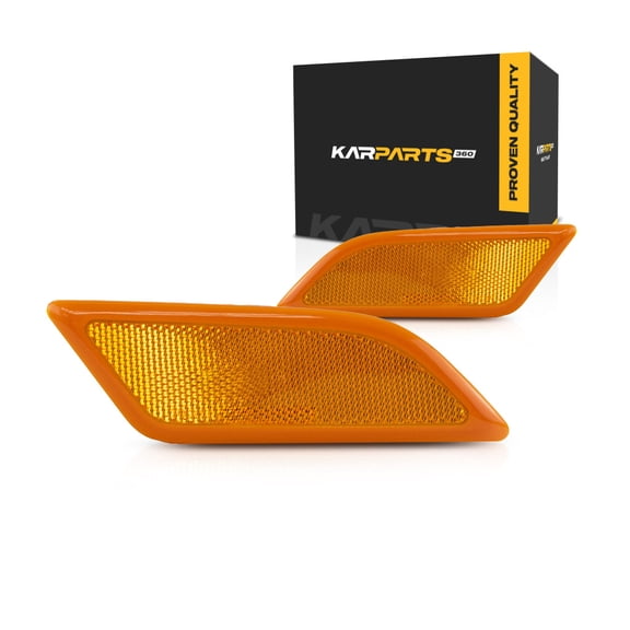 CarLights360: For Mercedes-Benz C300 Side Marker Light 2012 2013 2014 Driver and Passenger Side | Pair | CAPA Certified | For MB2550105 | MB2551105