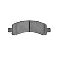 thumbnail image 1 of CarLights360 For Mercedes-Benz C43 AMG 1998 1999 2000 Disc Brake Pads Rear | Semi-Metallic Friction | 172.7 Millimeters / 6.80 Inches Pad Length, 1 of 4