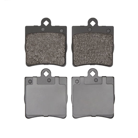 CarLights360 For Mercedes-Benz SLK280 2006 2007 2008 Disc Brake Pads | Low Metallic Friction | 73 Millimeters / 2.87 Inches Outer Pad Height