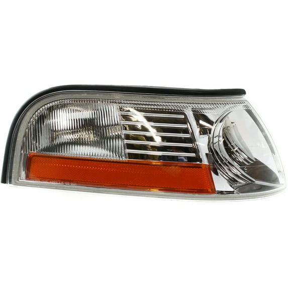 For Mercury Grand Marquis Corner / Side Marker Light 2003 2004 2005 Passenger Side | Chrome | FO2521171 | 3W3Z 13200 AA