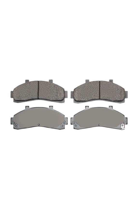 CarLights360 For Mercury Mountaineer 1997 98 99 00 2001 Brake Pads | Semi Metallic Friction | 153.9 Millimeters / 6.06 Inches Outer Pad Width