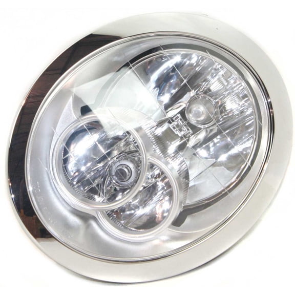 CarLights360: For Mini Cooper Headlight Assembly 2005 2006 Driver Side w/ Bulbs | MC2502102 (Vehicle Trim: Models