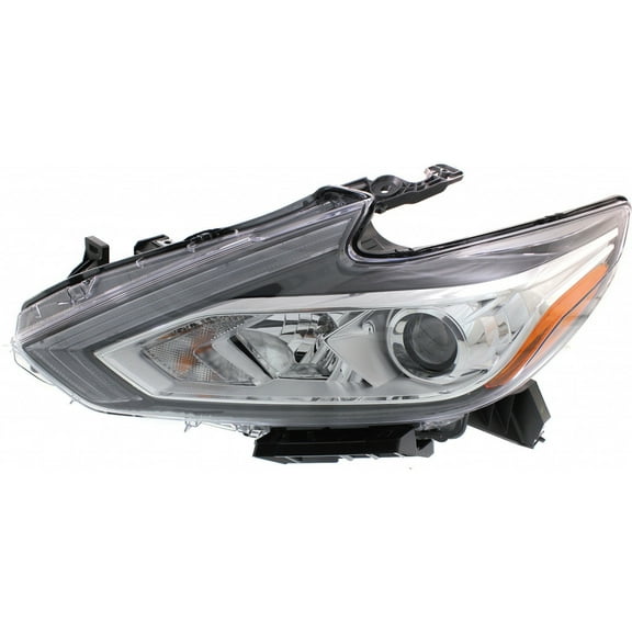 CarLights360: For Nissan Altima Headlight Assembly 2016 2017 Driver Side Chrome Bezel CAPA Certified NI2502247