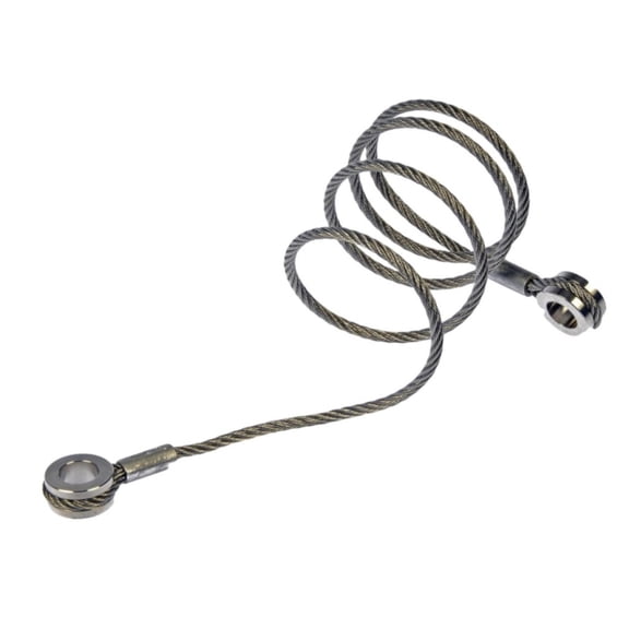 CarLights360 For Peterbilt 379 2003 04 05 06 2007 Hood Restraint Cable | Plastic Handle | Stainless Cable | Replacement For L92-6000-0718