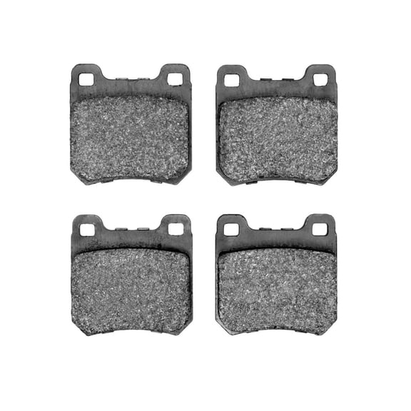 CarLights360 For Saab 9-3 1999 00 01 02 2003 Brake Pads | Low Metallic Friction | 61.7 Millimeters / 2.43 Inches Inner Pad Width