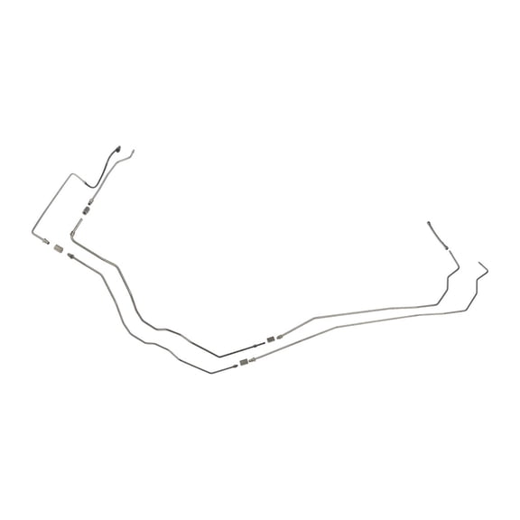 CarLights360 For Saturn Ion 2003 2004 Fuel Line Set | Stainless Steel Material | With Vapor Line/Brackets | Replacement For 22703796, 22706257