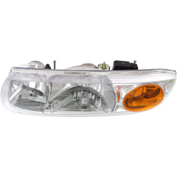 CarLights360: For Saturn SL2 Headlight Assembly 2000 2001 2002 Driver Side w/ Bulbs DOT Certified Replacement For GM2502206