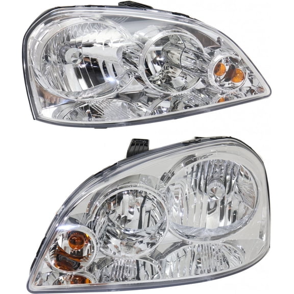 CarLights360: For Suzuki Forenza Headlight 2005 06 07 2008 Pair Driver and Passenger Side w/ Bulbs Replaces SZ2502120 + SZ2503120