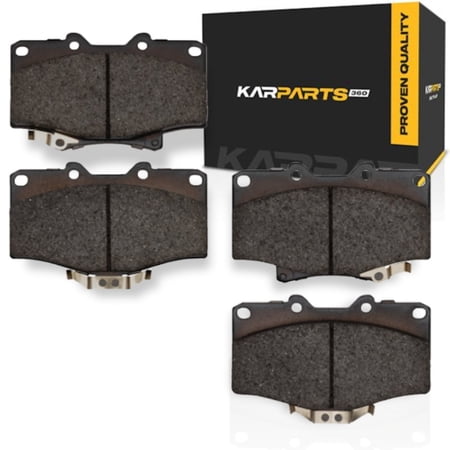 CarLights360 For Toyota 4Runner 1991 92 93 94 1995 Disc Brake Pads | Ceramic Friction | 119.3 Millimeters / 4.70 Inches Inner Pad Width
