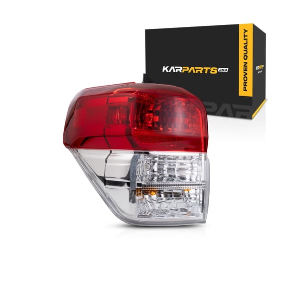 CarLights360: For Toyota 4Runner Tail Light Assembly 2010 2011 2012 2013 Driver Side | Chrome | DOT Certified | TO2818147 | 81561-35360