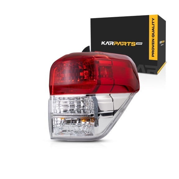 CarLights360: For Toyota 4Runner Tail Light Assembly 2010 2011 2012 2013 Passenger Side | Chrome | DOT Certified | TO2819147 | 81551-35360
