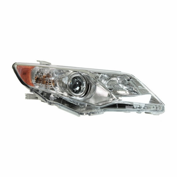 CarLights360: For Toyota Camry Headlight Assembly 2012 2013 2014 Passenger Side | w/ Bulbs | DOT Certified | TO2503211