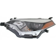 CarLights360 For Toyota Corolla Headlight Assembly 2014 2015 2016 Driver Side DOT Certified w/ Bulbs LED on Low Beam Type | TO2502216
