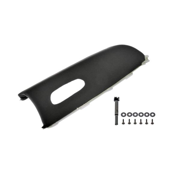 CarLights360 For Toyota Prius 2004 05 06 07 08 2009 Door Armrest | Plastic | Gray | Cloth Cover | Rivets Attachment | Replacement For 67610-47120-C1