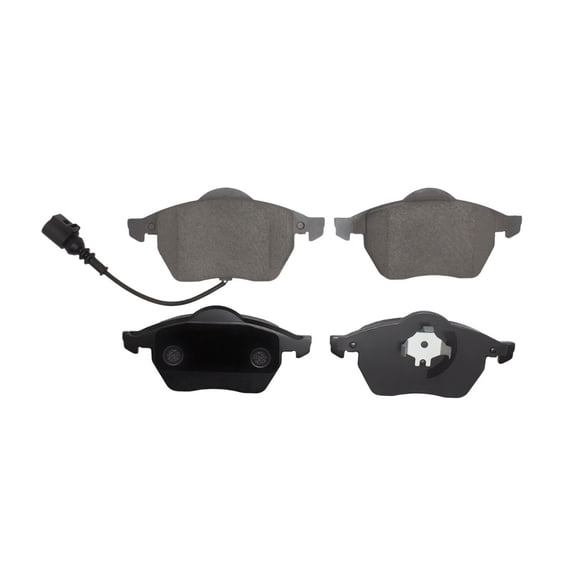 CarLights360 For Volkswagen Jetta 2000 01 02 03 04 2005 Brake Pads | Ceramic Friction | 74.2 Millimeters / 2.92 Inches Outer Pad Height