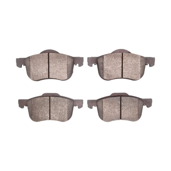 CarLights360 For Volvo S60 2001-2009 Disc Brake Pads Front | Ceramic Friction | Without Shims Option | Without Wear Sensor Option