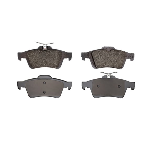 CarLights360 For Ford C-Max 2013 14 15 16 17 2018 Disc Brake Pad Set | 51.8 Millimeters / 2.04 Inches Inner Height | 123.2 Millimeters / 4.85 Inches Inner Width