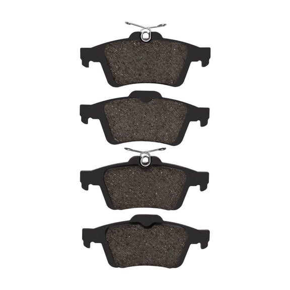 CarLights360 For Ford C-Max 2013 14 15 16 17 2018 Disc Brake Pads | Semi Metallic Friction | 15.4 Millimeters/0.61 Inches Inner Overall Thickness | 123.2 Millimeters/4.85 Inches Width