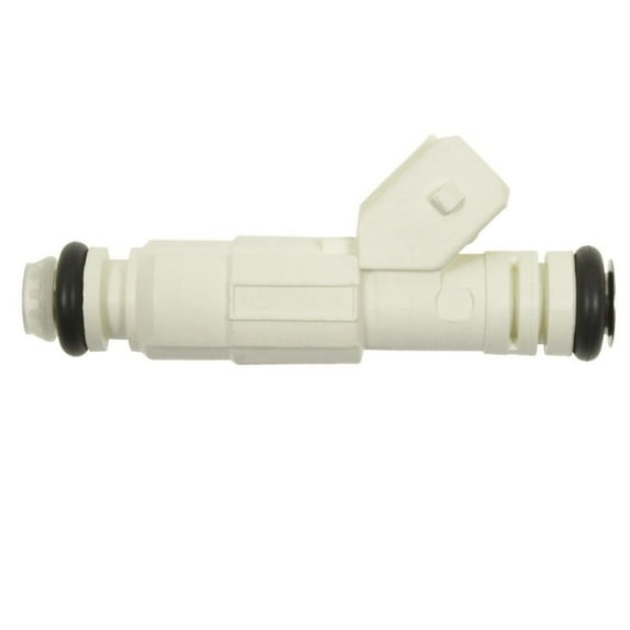 CarLights360 For Ford Contour 1998 1999 2000 Fuel Injector | White | MFI Fuel Injector | Top Feed System | Blade Terminal | Male Terminal | Replacement For F7RZ9F593BA, F73E9F593B5A