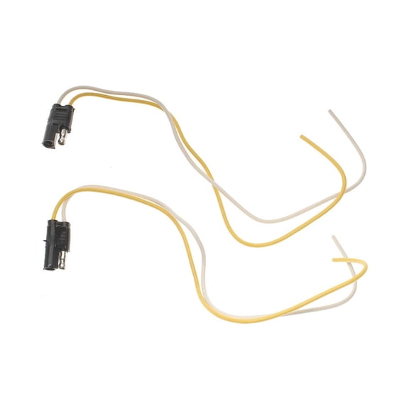 CarLights360 For Ford E-350/E-150/E-250 Econoline Club Wagon 1990 1991 Electrical Connector | Plastic | Metal Contact Terminal Material | Bullet Terminal | Push On Attachment Method | Oval Connector