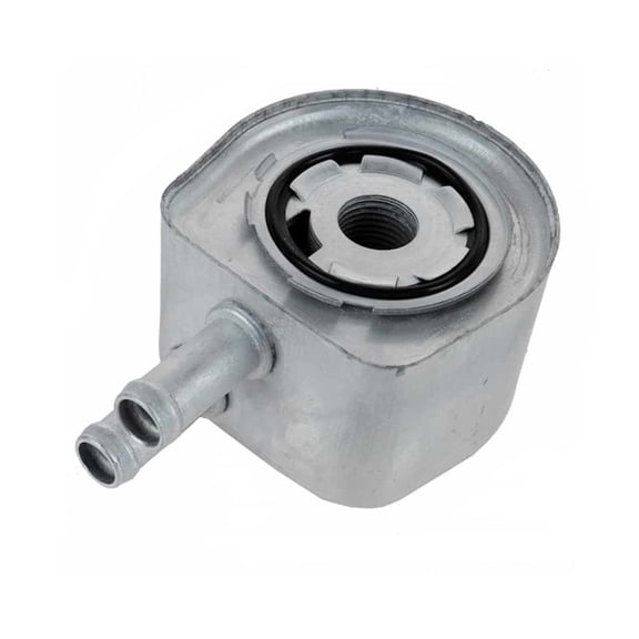 CarLights360 For Ford E-450 Econoline Super Duty 1999 2000 2001 Engine Oil Cooler | Aluminum Cable | 6.05 Inches Base Height | 26 Core Row | 3.06 Inches Depth | Replacement For 4C3Z-6A642-A