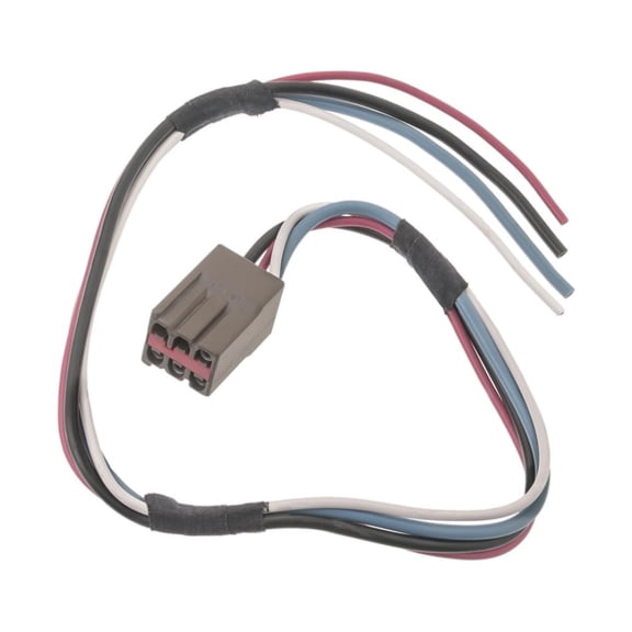CarLights360 For Ford Expedition 1997 98 99 00 2001 Trailer Brake Control Connector | Plastic | Metal Contact Terminal Material | Bullet Terminal | Push On Attachment Method | Rectangle Connector