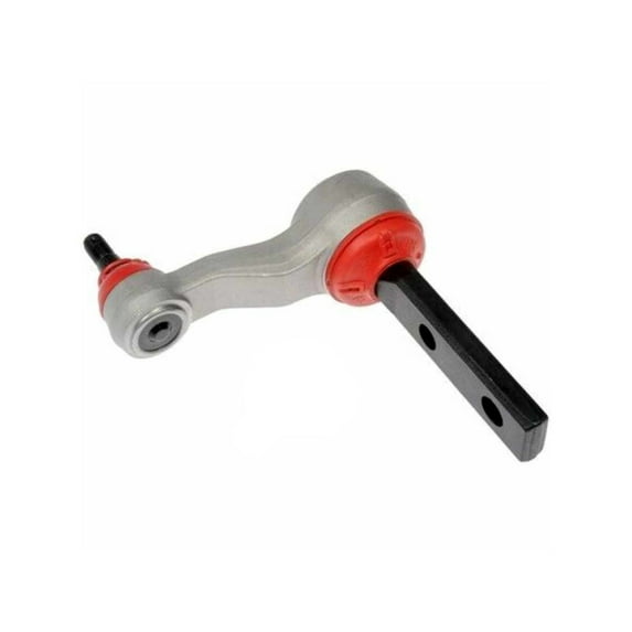 CarLights360 For Ford F-150/Lobo 1997-2003 Steering Idler Arm and Bracket | Steel Material | Coated Finish | Gray Color | L Shape | With Castle Nut/Cotter Pin/Zerk Fitting | Replacement For 1L3Z3350A