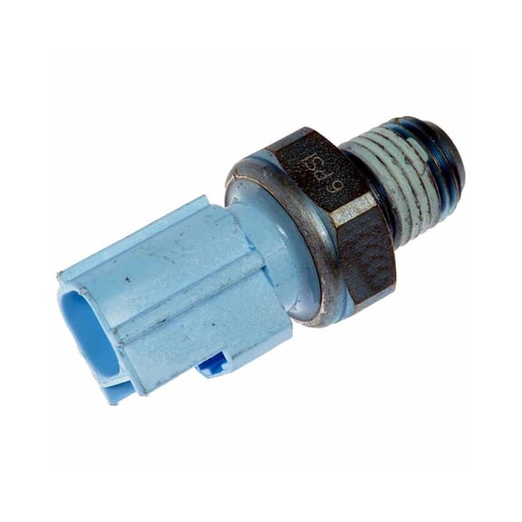 CarLights360 For Ford F-250/F-350 Super Duty 2013-2019 Engine Oil Pressure Sensor | Metal Body Material | Silver, Blue Connector | Blade Terminal | Male Connector Gender | For 1U5Z-9278-DA, 6U5Z-9278