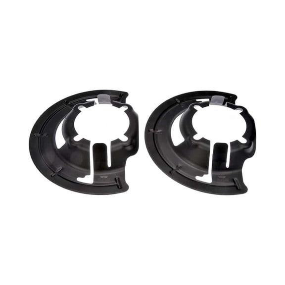 CarLights360 For Ford F-450/F-550 Super Duty 1999 00 01 02 03 2004 Brake Dust Shield Front, Driver or Passenger Side | Steel | Disc Brake | Black | 4 Mounting Hole Quantity | Rust Resistant F81Z1214A