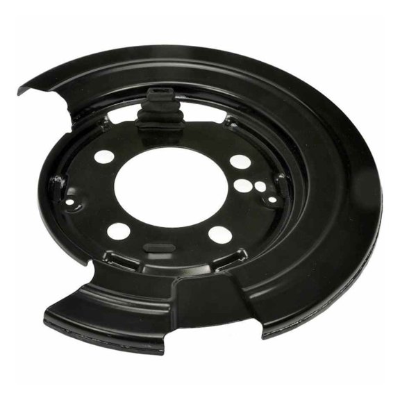 CarLights360 For Ford F-450 Super Duty 2013 2014 Brake Backing Plate | Steel | Disc Brake Type | Black Color | One Piece Configuration | 379; 103.2 Millimeters Diameter | For DC3Z2B636A, DC3Z2B636C