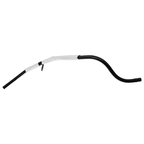 CarLights360 For Ford F-450 Super Duty/F-550 Super Duty 2008-2016 Transmission Dipstick Tube | Steel/Rubber/Aluminum/Plastic | Black/Silver Color | 0.69 Inches Diameter | For 8C3Z7A228A, BC3Z7A228H