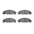 thumbnail image 1 of CarLights360 For Ford Focus 2008 2009 2010 2011 Disc Brake Pads | Low Metallic Friction | Mechanical Pad Wear Sensor | 57.7 Millimeters/2.27 Inches Inner Height | 161 Millimeters/6.34 In. Inner Width, 1 of 4