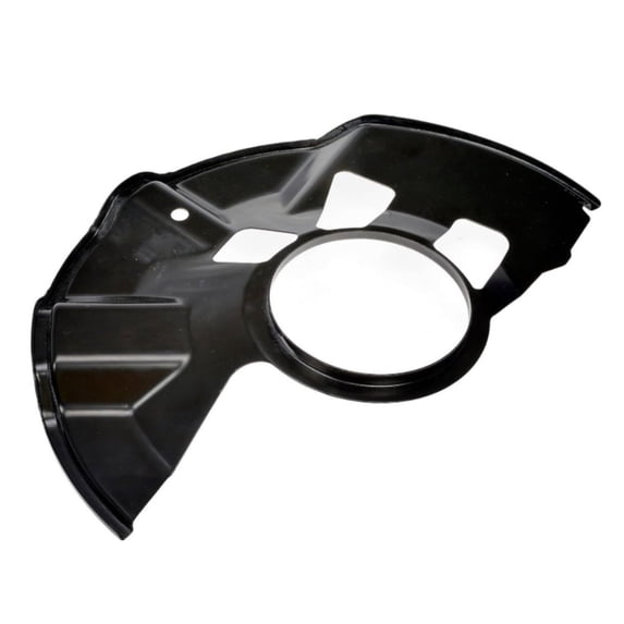 CarLights360 For Ford Fusion 2006-2012 Brake Dust Shield Front, Driver Side | Steel Material | Disc Brake Type | Black Color | 306 Millimeters Diameter | 92 Millimeters Inside Diameter | 6E5Z-2K005-A