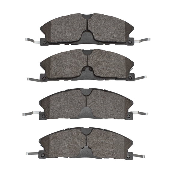 CarLights360 For Ford Police Interceptor Utility/Taurus 2013-2019 Disc Brake Pads | Semi Metallic Friction | 18 Millimeters/0.71 Inches Inner Overall Thickness | 180.1 Millimeters/7.09 Inches Width